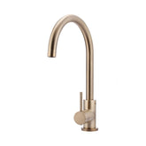 Meir Round Kitchen Mixer Tap Champagne
